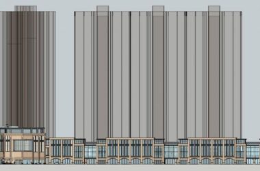 SketchUp Business Model: Simplified European-Style Multi-Story Commercial Pedestrian Street-BIM WORLD