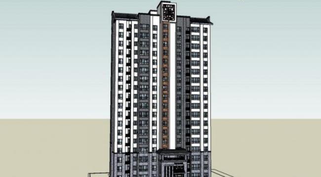 Modern Chinese High-Rise Residential Buildings | SketchUp Model Showcase