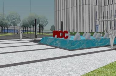 Modern Office Landscape Design in SketchUp-BIM WORLD