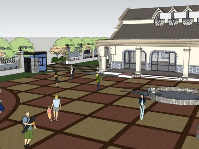 SketchUp School Model | Multi-Story Classical Kindergarten Campus Design
