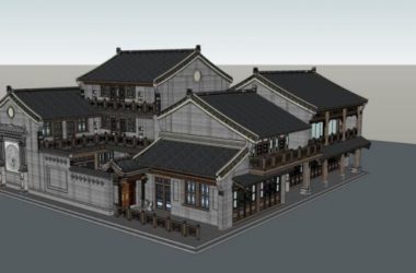 SketchUp Residential Design: Jin Style Chinese-Inspired Home-BIM WORLD
