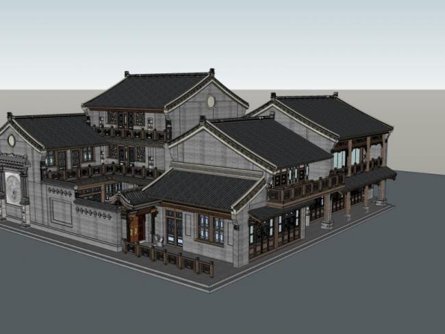 SketchUp Residential Design: Jin Style Chinese-Inspired Home