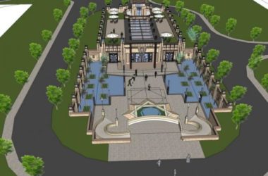 SketchUp Business Model: Classical Multi-Story Clubhouse Design-BIM WORLD