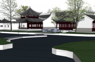 SketchUp Model of Traditional Chinese Architecture: Ancient Garden Design-BIM WORLD