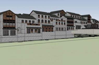 SketchUp Business Model: Multi-Story Club in Modern Chinese Style-BIM WORLD