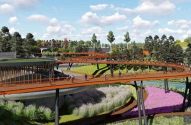Modern Park Landscape Design in SketchUp-BIM WORLD