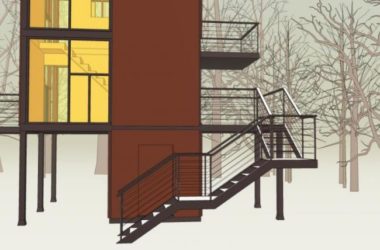 Modern Landscape Design Model in SketchUp | Contemporary Outdoor Platform-BIM WORLD