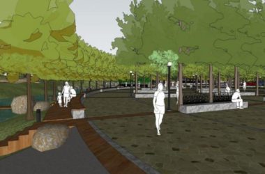 Modern Park Landscape Design in SketchUp-BIM WORLD