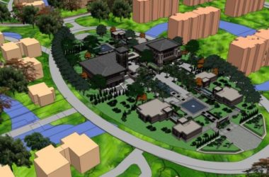 SketchUp Business Model: Multi-Story Classical Style Clubhouse Design-BIM WORLD