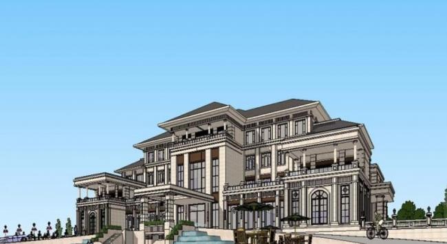 SketchUp Business Model: Designing a Multi-Story European-Style Club