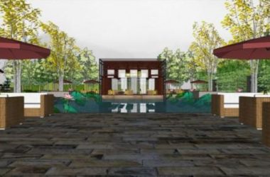 SketchUp Business Model: Multi-Story Club in Modern Chinese Style-BIM WORLD