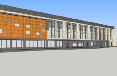 Modern Low-Rise Office Building Model in SketchUp-BIM WORLD