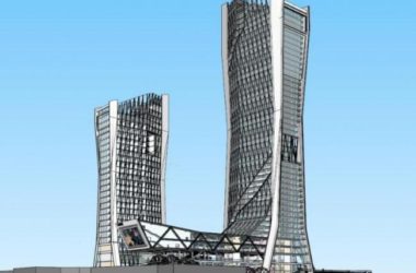 Super High-Rise Modern Office Building Model in SketchUp-BIM WORLD