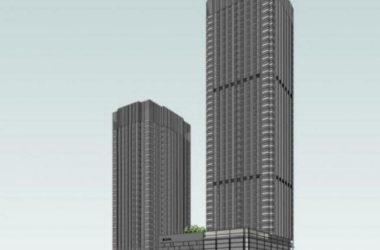 Modern Super High-Rise Office Building Model in SketchUp-BIM WORLD