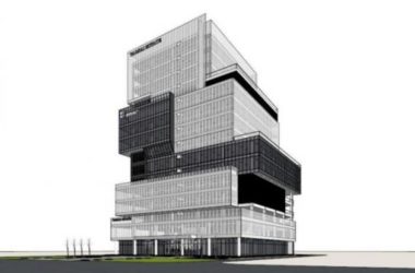 Modern High-Rise Office Building Model in SketchUp-BIM WORLD