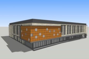 Modern Low-Rise Office Building Model in SketchUp-BIM WORLD