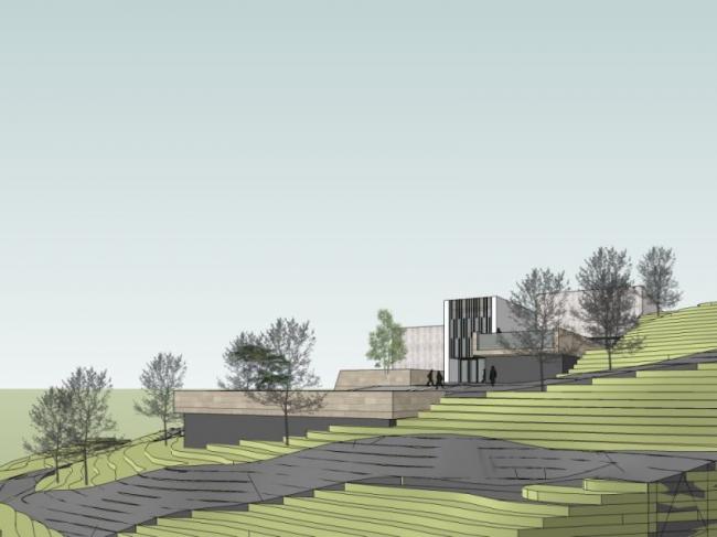 Modern Multi-Story Library: A Cultural Architecture SketchUp Model