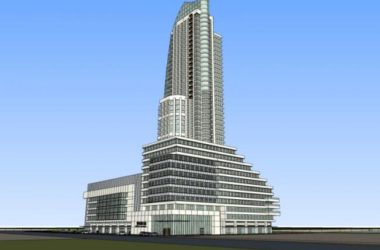 Modern Super High-Rise Hotel Model in SketchUp-BIM WORLD