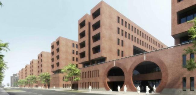 Multi-Story Academy of Fine Arts Campus | Modern Educational Architecture SketchUp Model