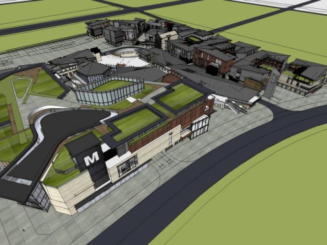SketchUp Business Model: Designing a Modern Commercial Complex