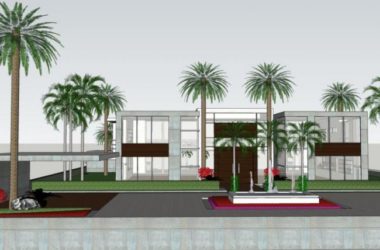 Modern Low-Rise Hotel Model in SketchUp-BIM WORLD
