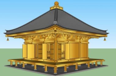 SketchUp Model of Ancient Chinese Multi-Story Temple Architecture-BIM WORLD