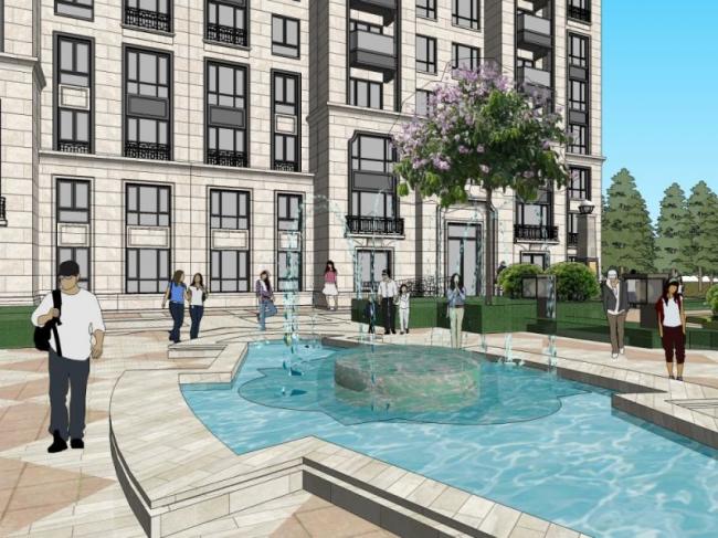 SketchUp Residential Models: Classical-Style High-Rise Buildings