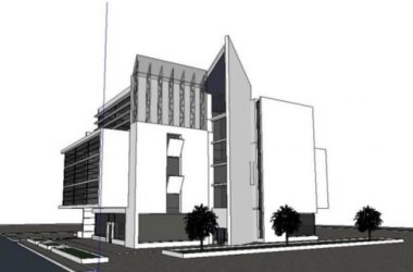 Modern Multi-Story Office Building Model | Company Headquarters Design in SketchUp-BIM WORLD