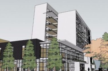 Modern Multi-Story Office Building Model in SketchUp-BIM WORLD