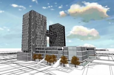 Modern Multi-Story Office and Government Building SketchUp Model-BIM WORLD
