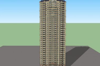 SketchUp Residential Model | Super Tall Classical-Style Home-BIM WORLD