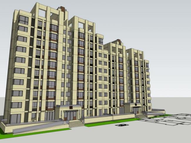 SketchUp Residential Models: High-Rise and Classical Style Buildings