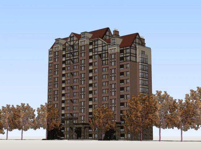 SketchUp Residential Models: Classical Style High-Rise Buildings