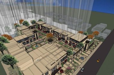 SketchUp Business Model: Classical Low-Rise Commercial Street Design-BIM WORLD