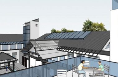 SketchUp Business Model: Multi-Story Huizhou-Style Club with Modern Chinese Design-BIM WORLD