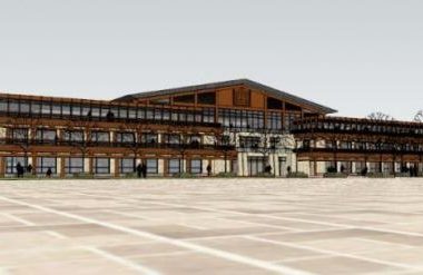 SketchUp Multi-Story Wooden Hotel Model with Traditional Chinese Design-BIM WORLD