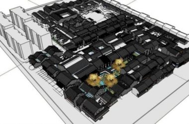 SketchUp Hotel Model: Low-Rise Chinese-Style Hotel Cluster-BIM WORLD