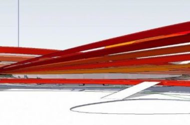 Modern Multi-Story Sports Stadium Model in SketchUp-BIM WORLD