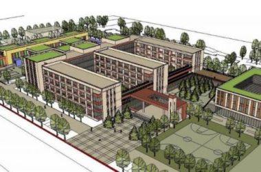 Modern Multi-Story Elementary School Design | SketchUp Campus Architecture Model-BIM WORLD