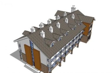 Multi-Story School Building Model | Classic Campus Educational Architecture in SketchUp-BIM WORLD