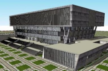 SketchUp Cultural Model: Modern Multi-Story Library Architecture-BIM WORLD