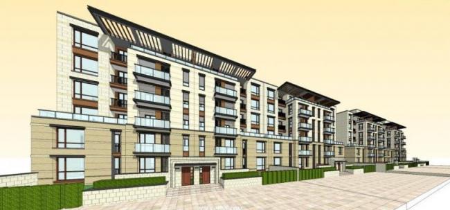 Modern Multi-Story Residential Model in SketchUp