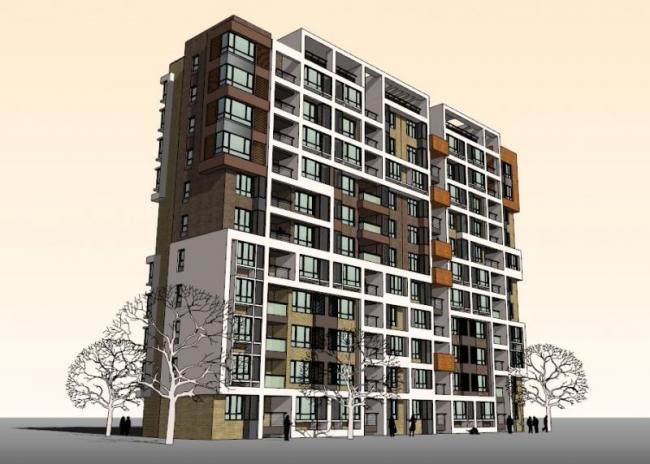 Modern High-Rise Residential Buildings | SketchUp Architectural Models