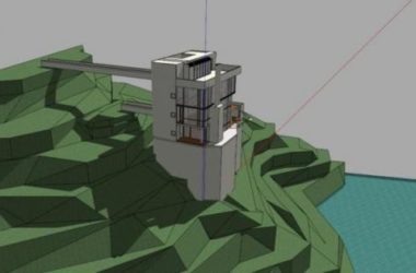 Douglas Residence by Richard Meyer: Modern Residential SketchUp Model-BIM WORLD