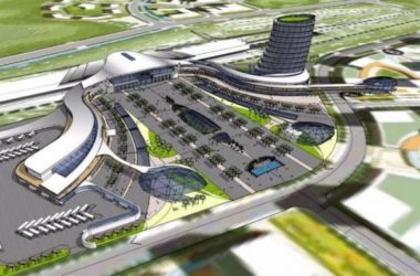 SketchUp Design: Modern Multi-Story Train Station with Station Road Bridge-BIM WORLD