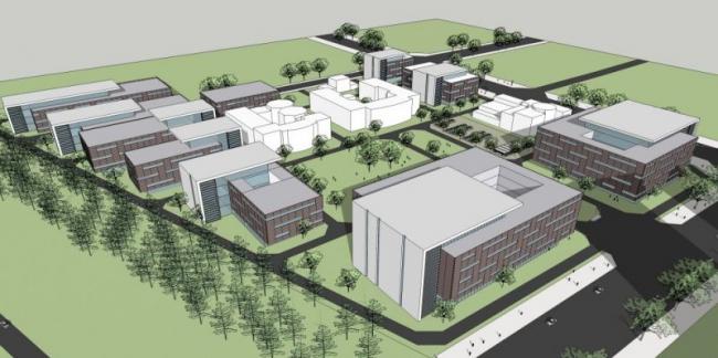 Sketchu Industrial Park | Modern Multi-Story Factory Building