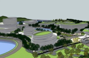 Modern Multi-Story Office Building Model in SketchUp-BIM WORLD