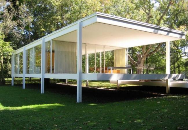 Vansworth Residence: Modern Residential SketchUp Model Inspired by Mies