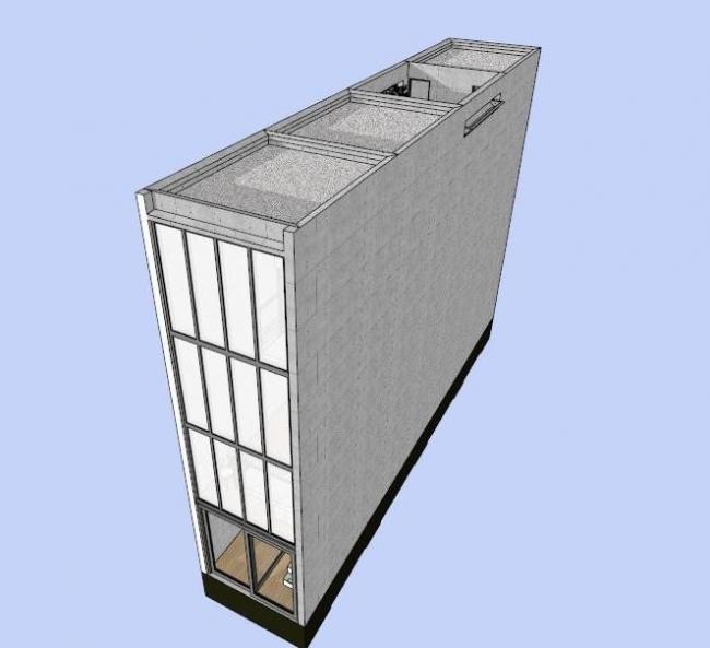 Modern Multi-Story Residential Model in SketchUp Inspired by Tadao Ando