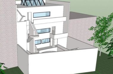 Modern Multi-Story Residential Model in SketchUp Inspired by Corbusier-BIM WORLD